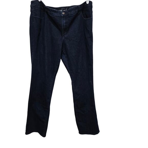 Coldwater Creek Denim - Coldwater creek jeans womens size 20 blue straight natural fit jeans